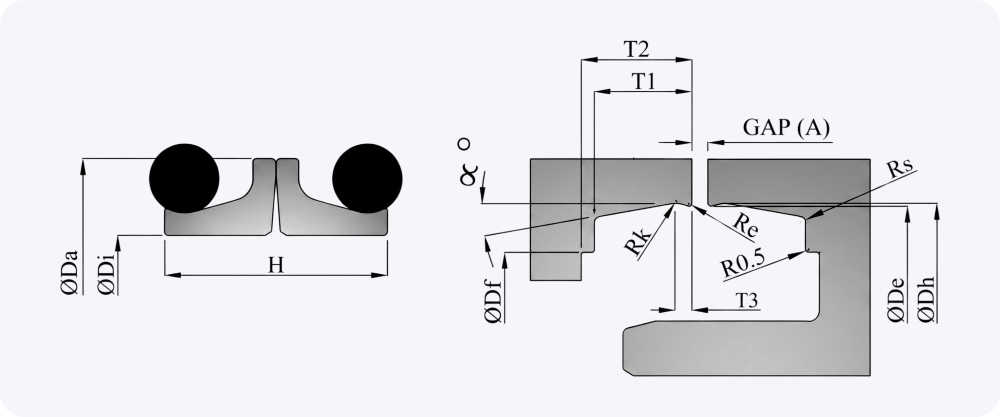 Metal Face Seal Diagram